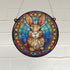 Rabbit Stained Glass Effect Suncatcher